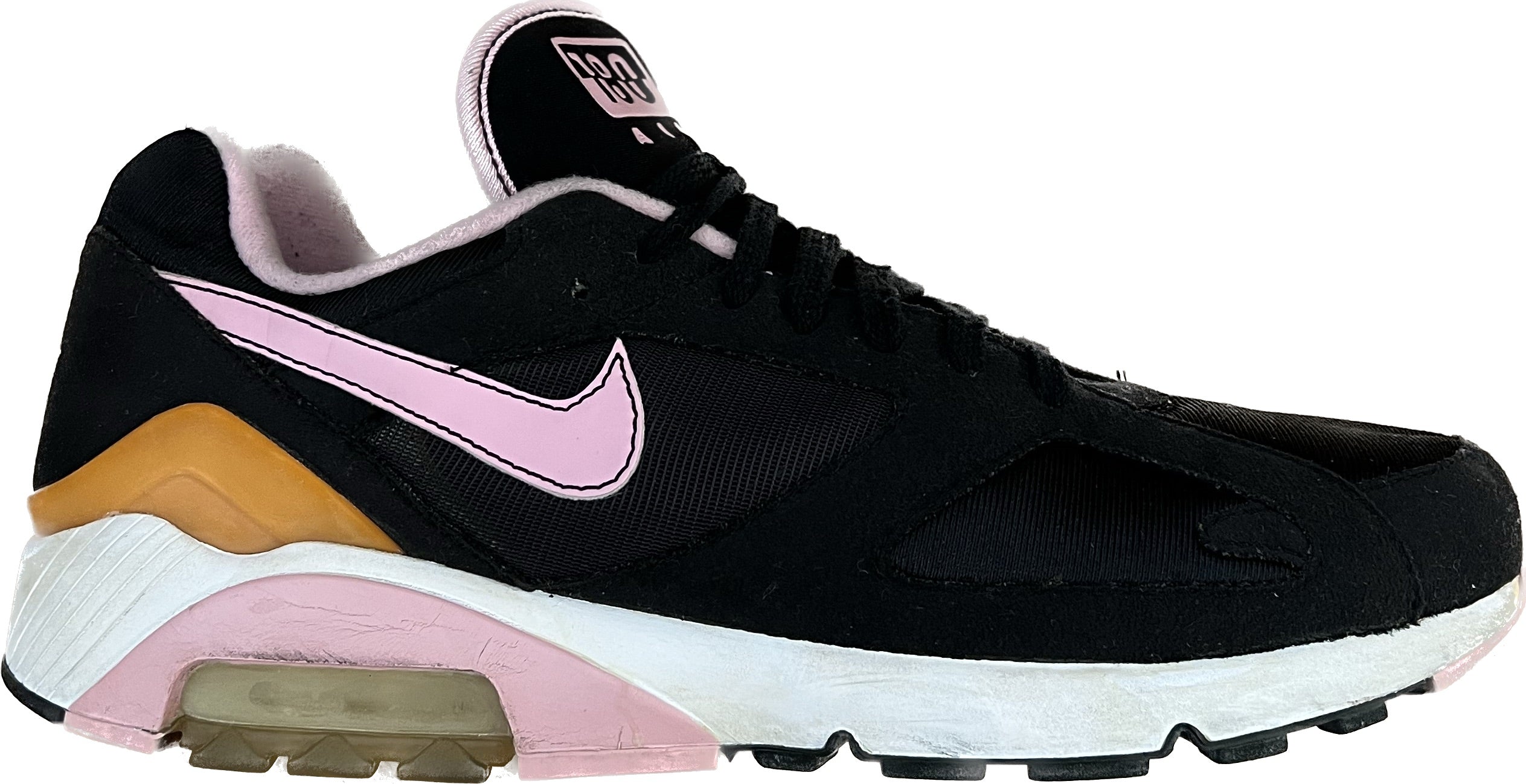 Air max 180 black and cheap white