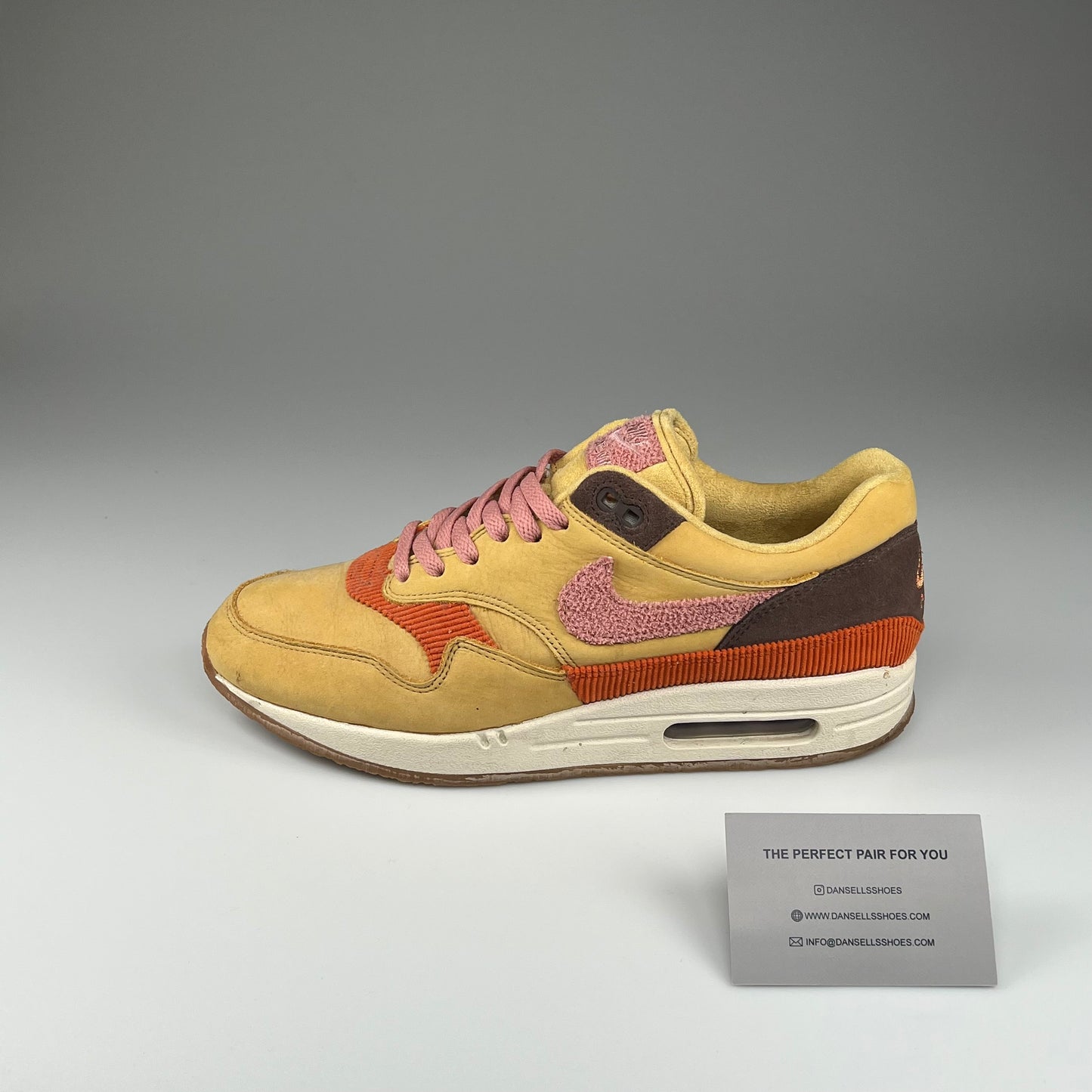 Nike Air Max 1 'Gold Wheat Gold Rust Pink'