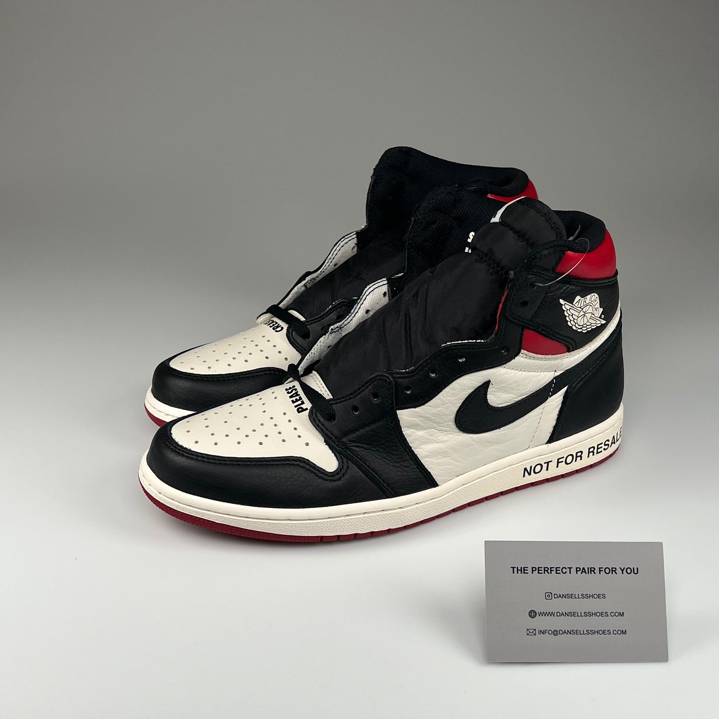 Nike Air Jordan 1 Not For Resale Red DAN SELLS SHOES