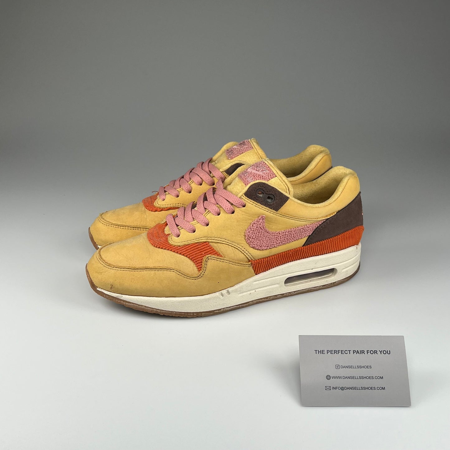 Nike Air Max 1 'Gold Wheat Gold Rust Pink'